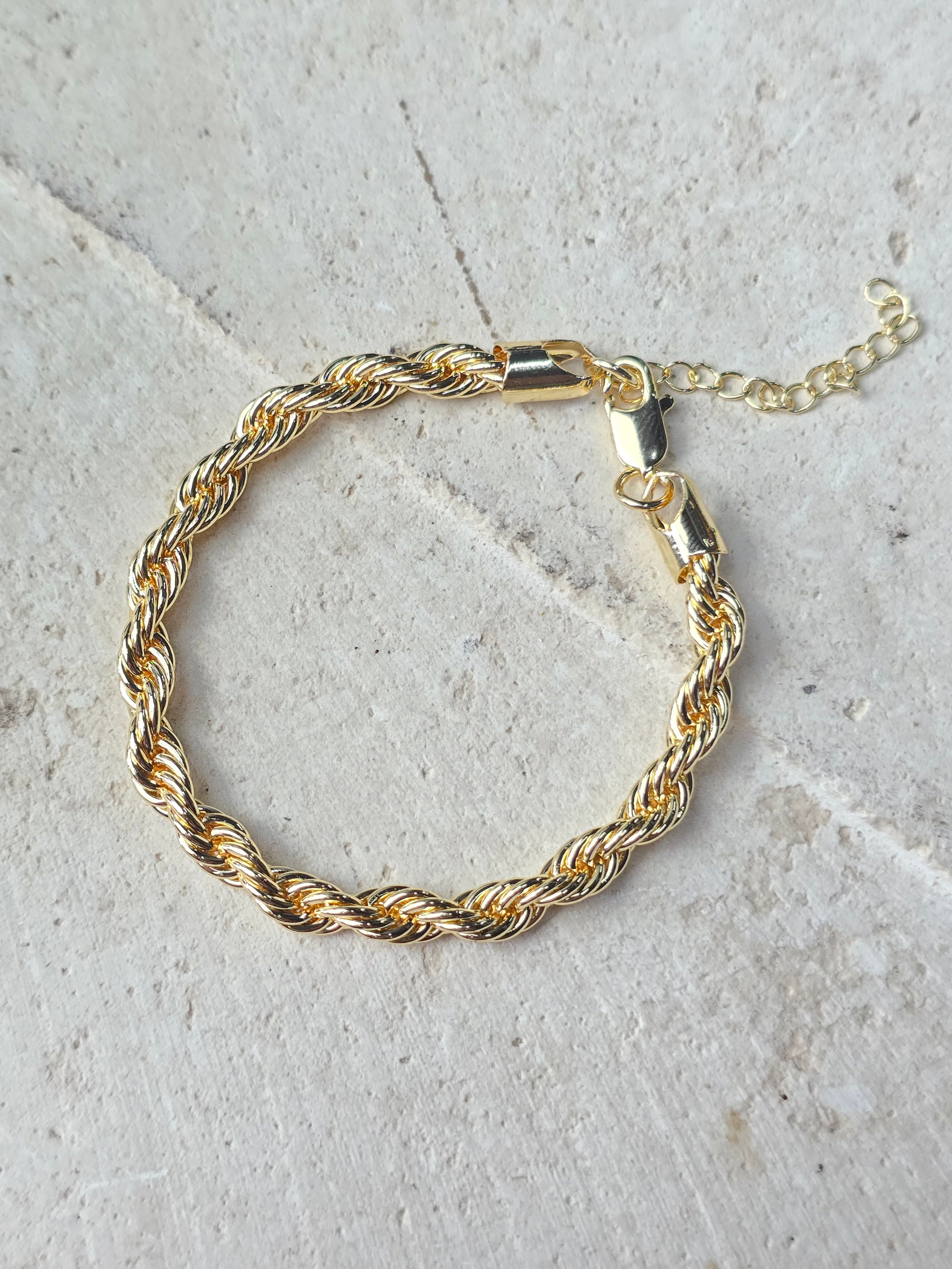 Pulsera Torsal Oro Laminado PTO6