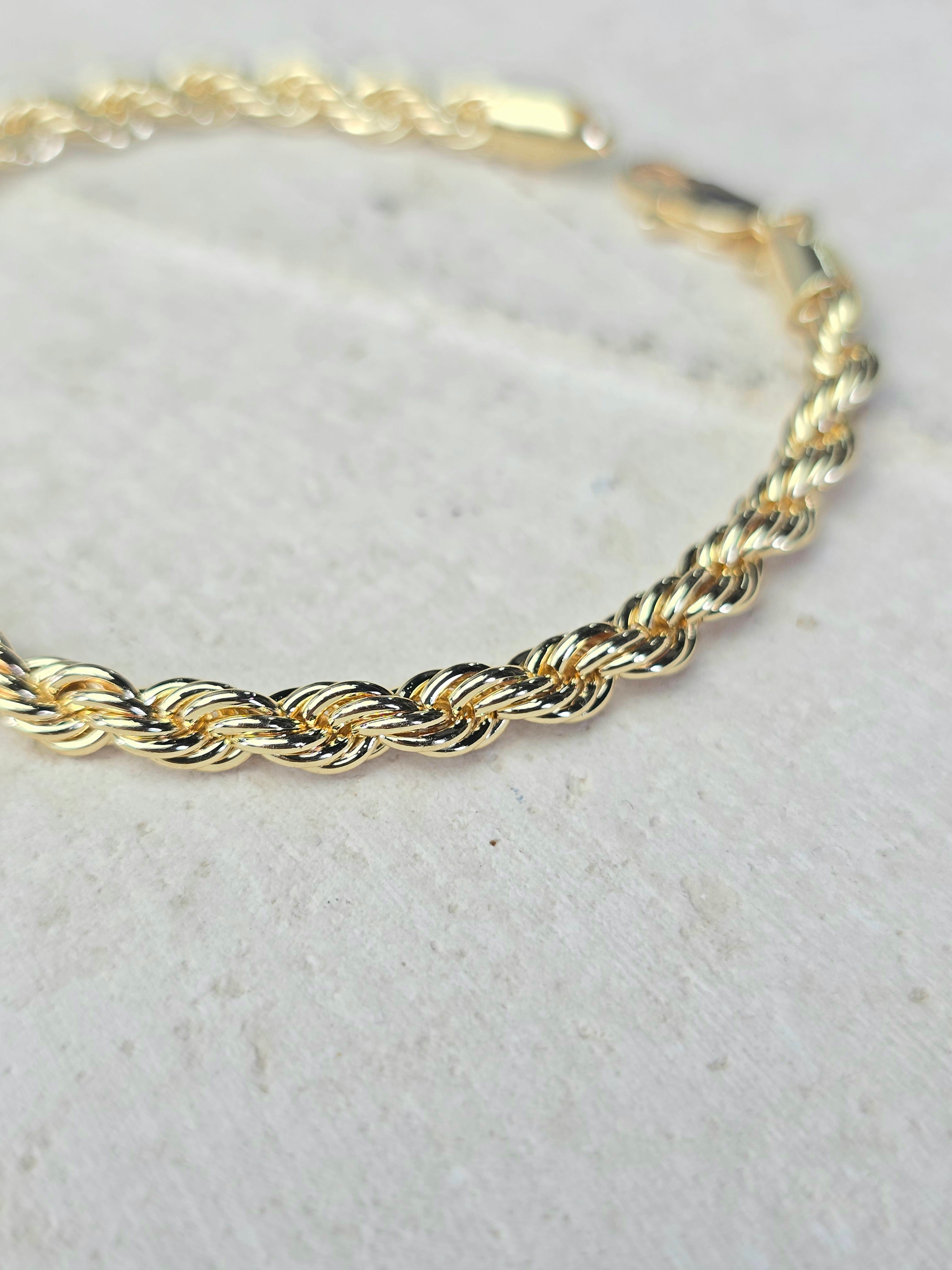 Pulsera Torsal Oro Laminado PTO4