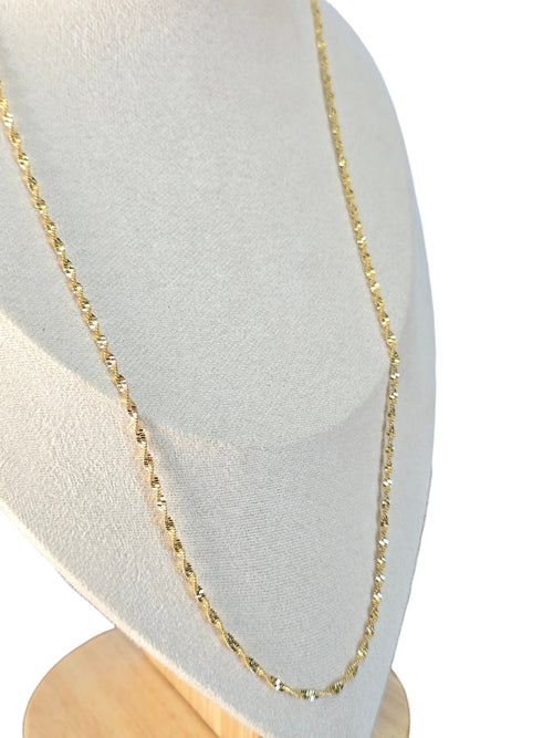 Cadena Figaro Oro Laminado CF370