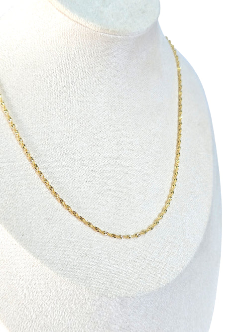 Cadena Figaro Oro Laminado CF245